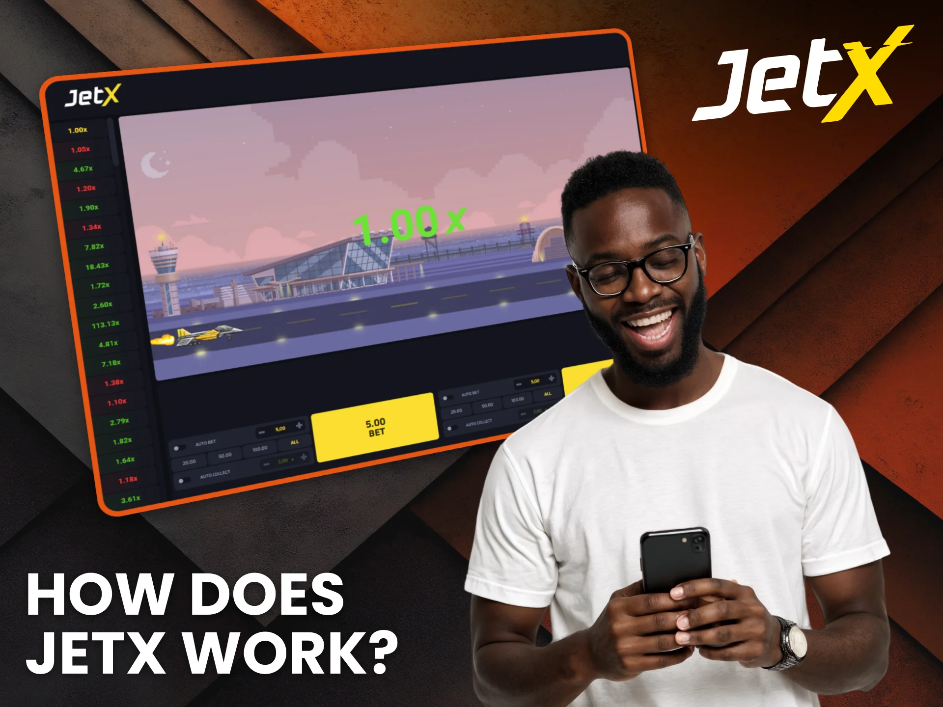 JetX works with simple rules and dynamic multipliers.