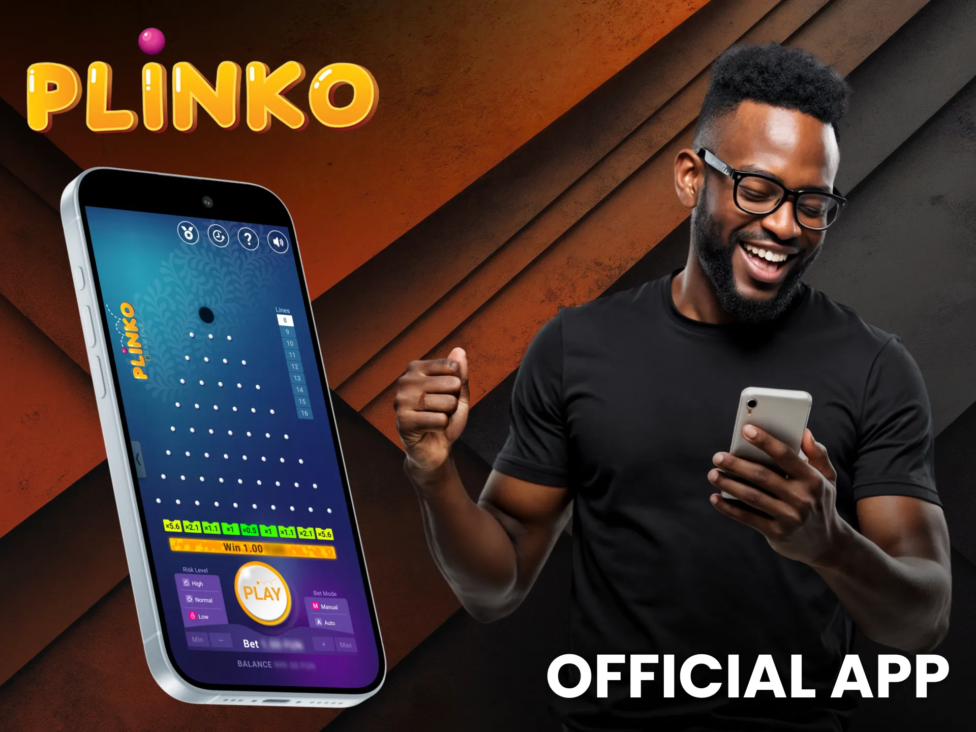 Download the Plinko official app and play on any device in Africa.